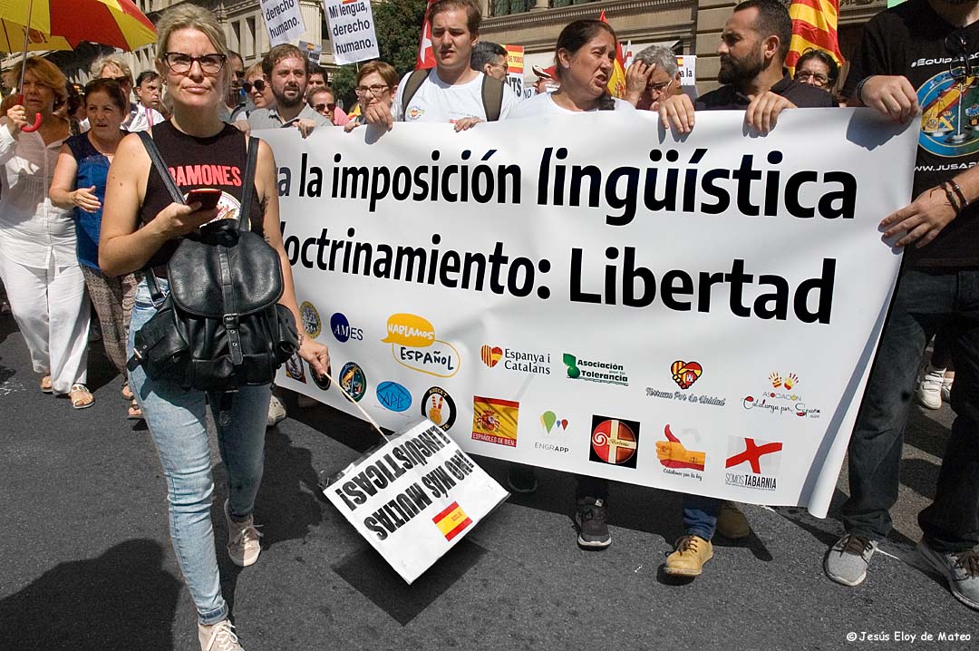 Manifestacion unionista Barcelona / Eloy de Mateo